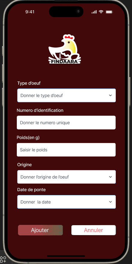 Application FINDAARA